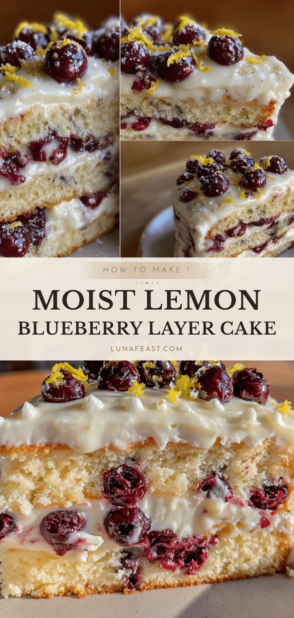 lemon blueberry layer cake recipe