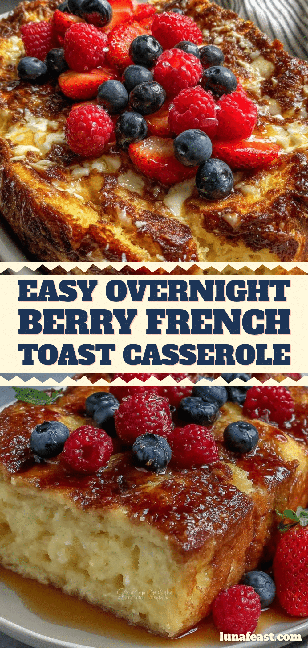 overnight French toast casserole recipe