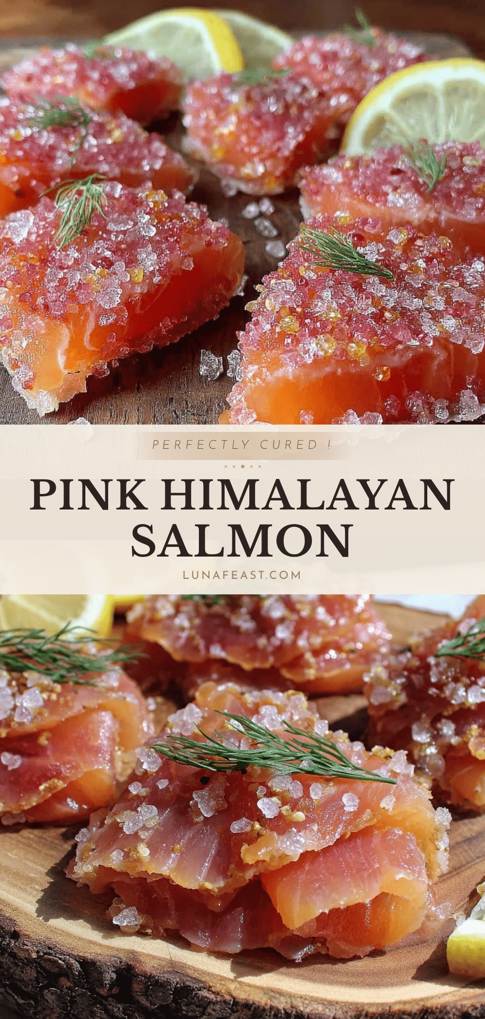 pink Himalayan salt cured salmon recipe