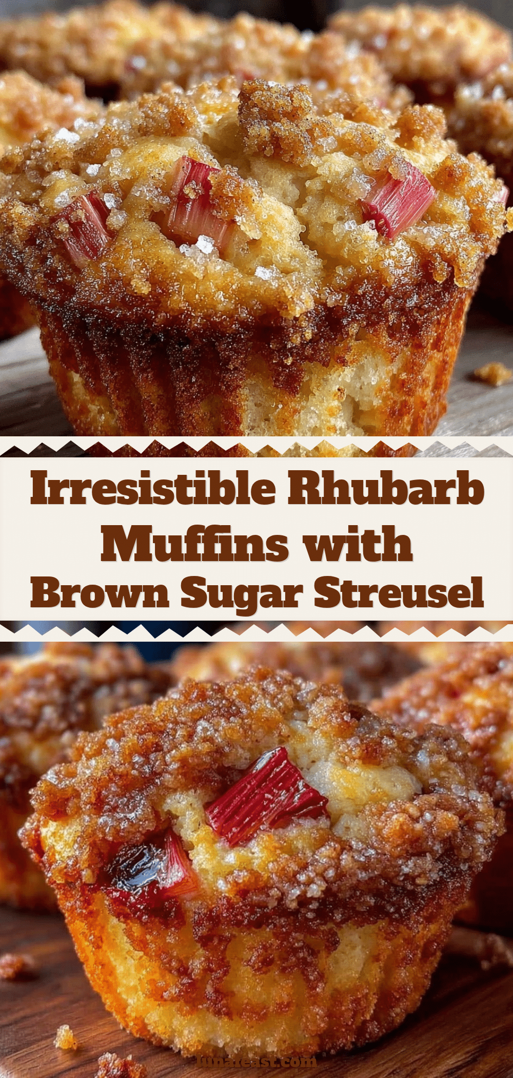 tender rhubarb muffins recipe
