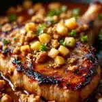 apple cider braised pork chops - featured image