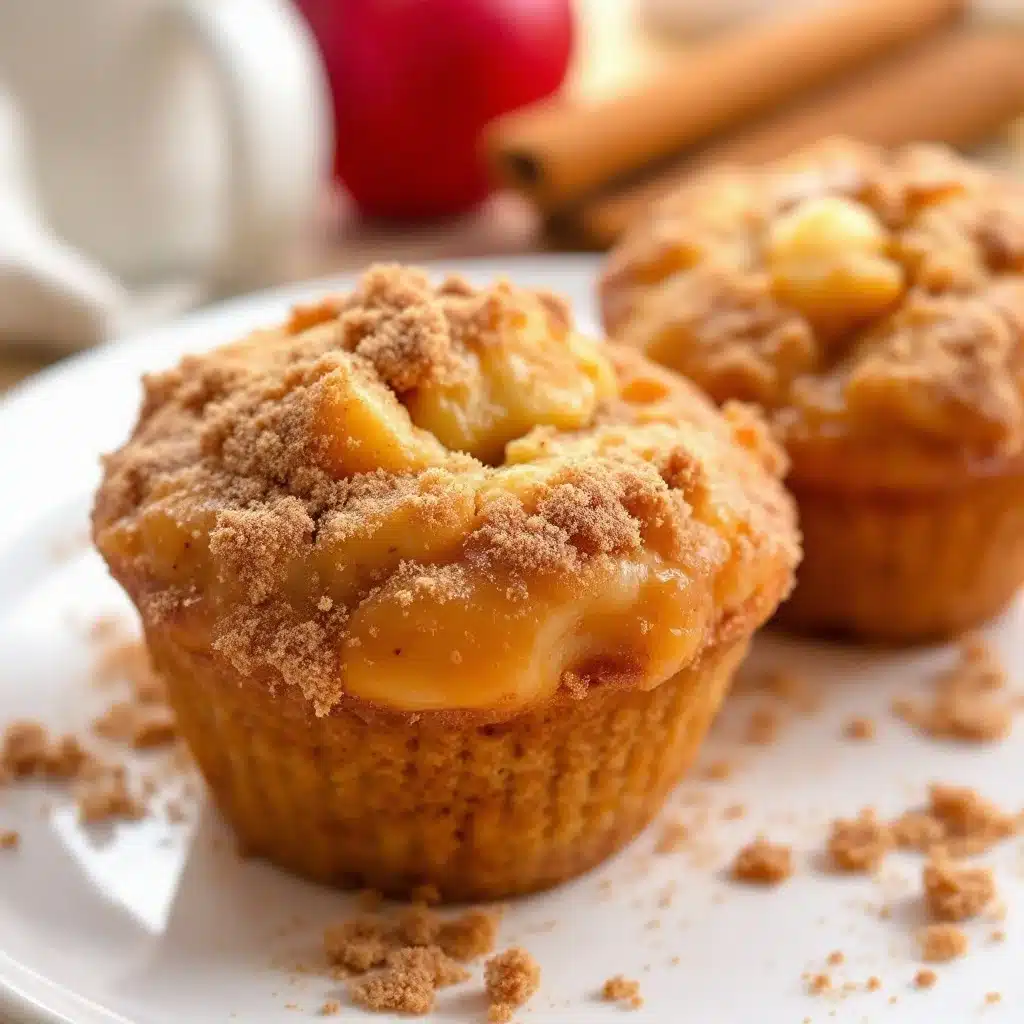 apple cider donut muffins - featured image