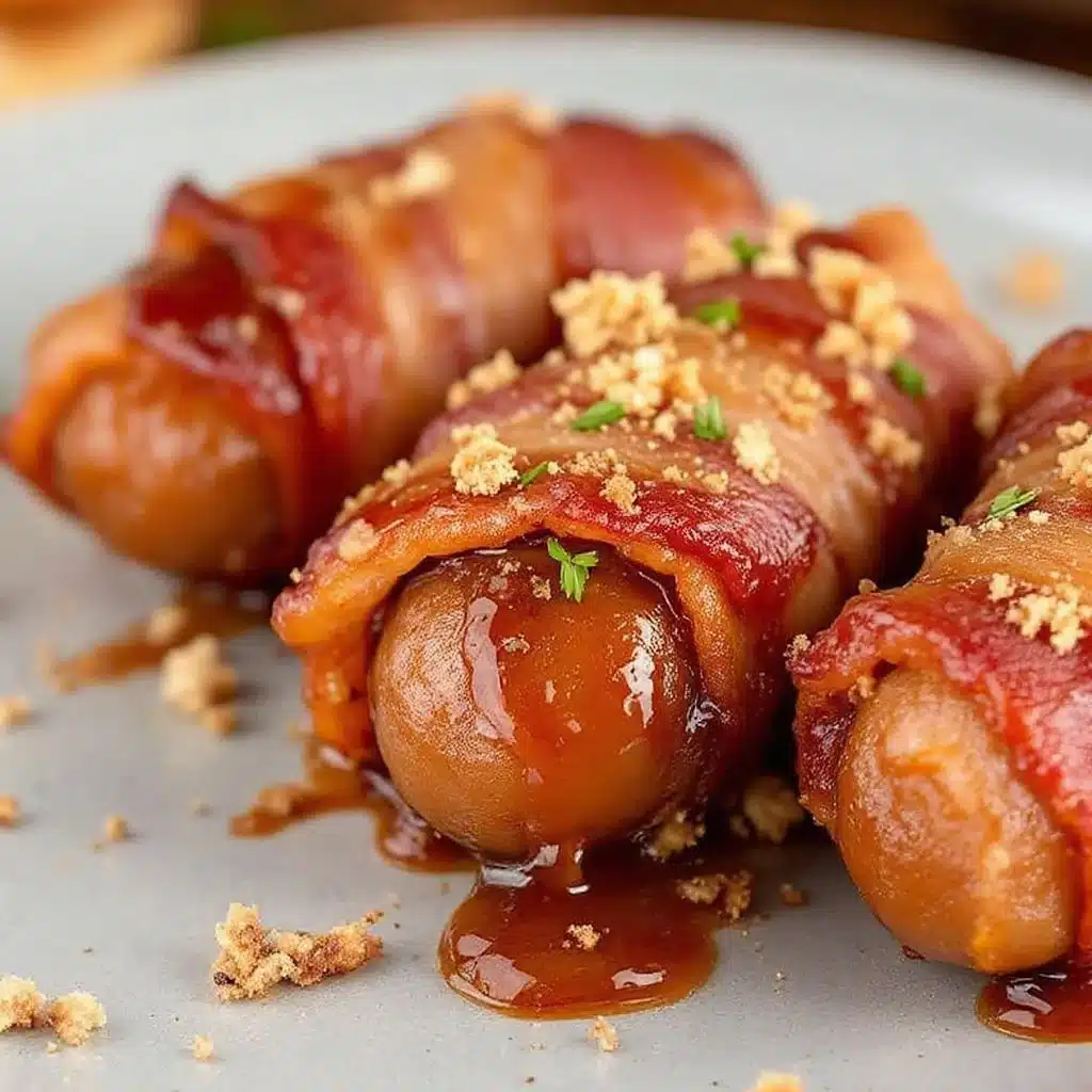 bacon-wrapped smokies - featured image
