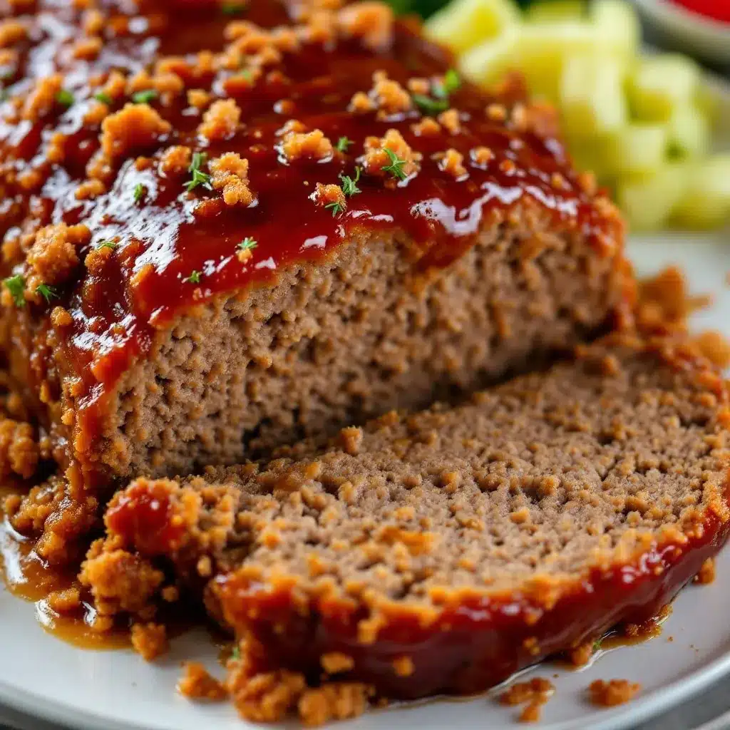 best old-fashioned meatloaf with brown sugar glaze preparation steps
