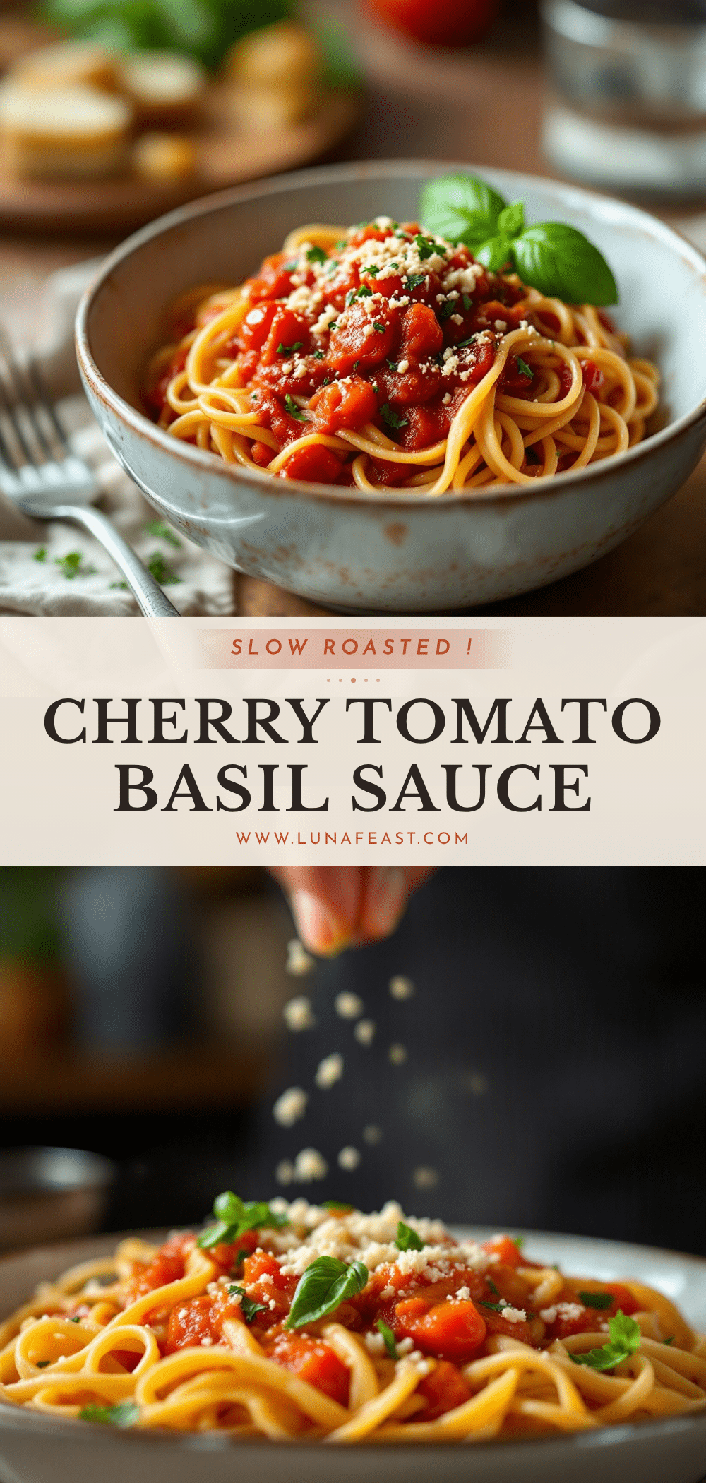 best slow-roasted cherry tomato sauce recipe