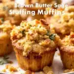 brown butter sage stuffing muffins - featured image