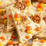 candy corn bark - featured image