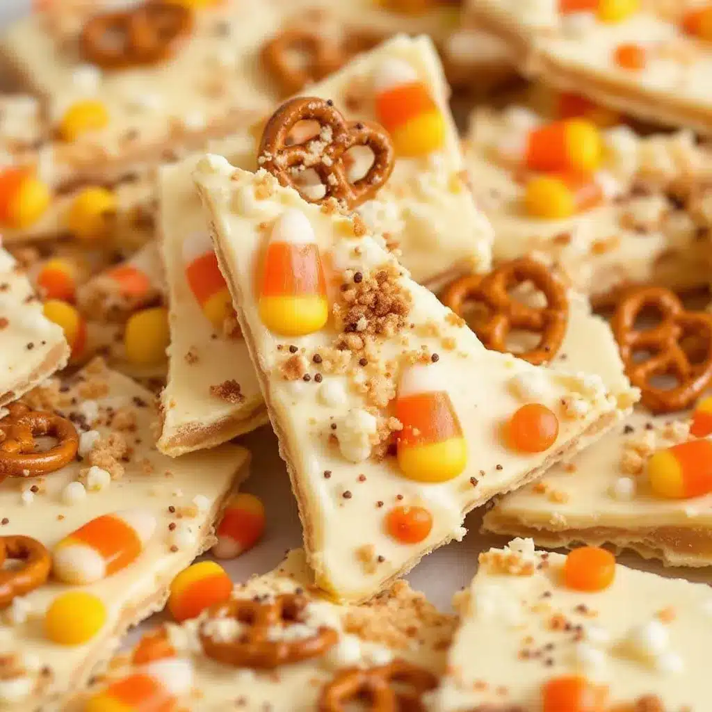candy corn bark preparation steps