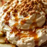 caramel apple cheesecake dip - featured image