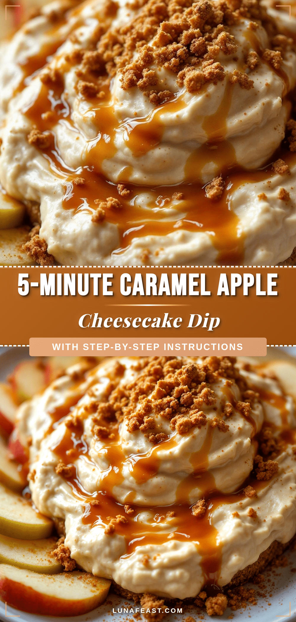 caramel apple cheesecake dip recipe