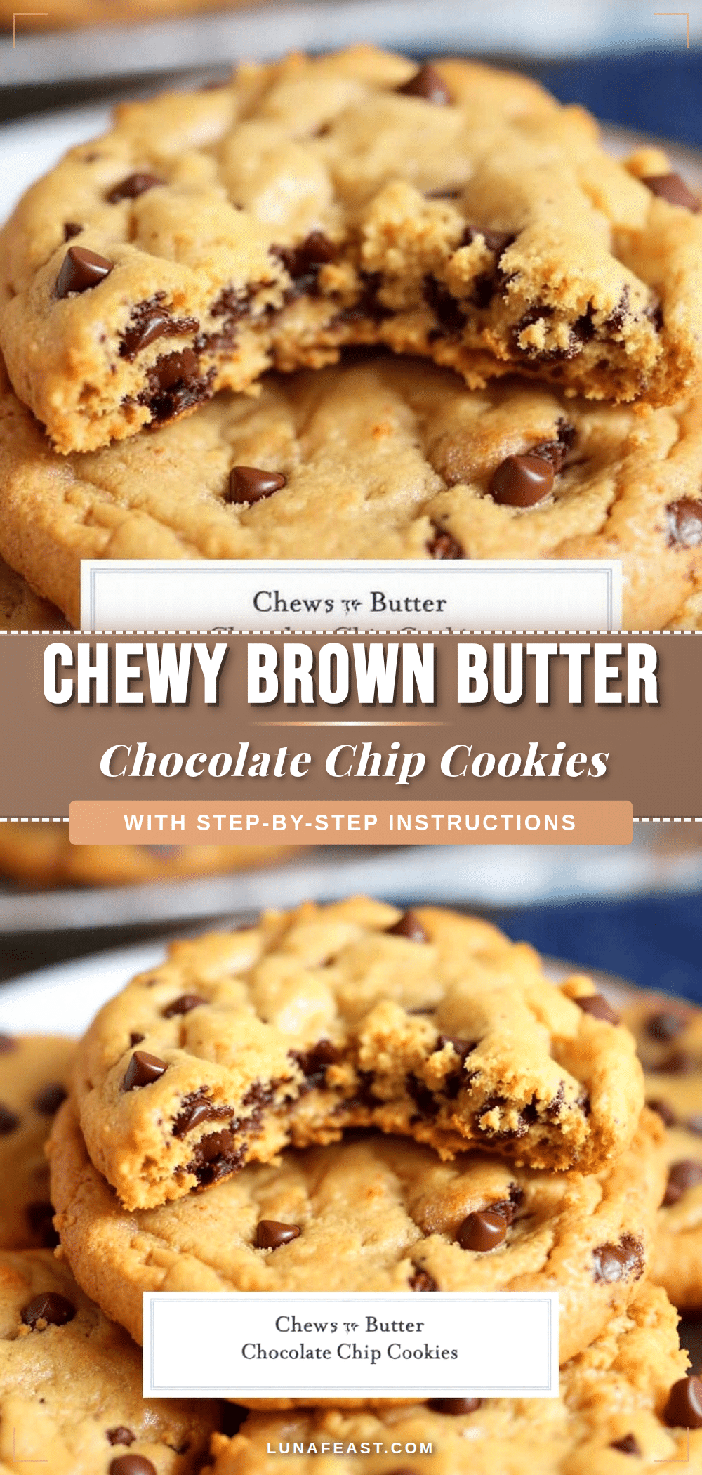 chewy brown butter chocolate chip cookies recipe
