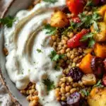 cozy fall harvest grain bowl - featured image