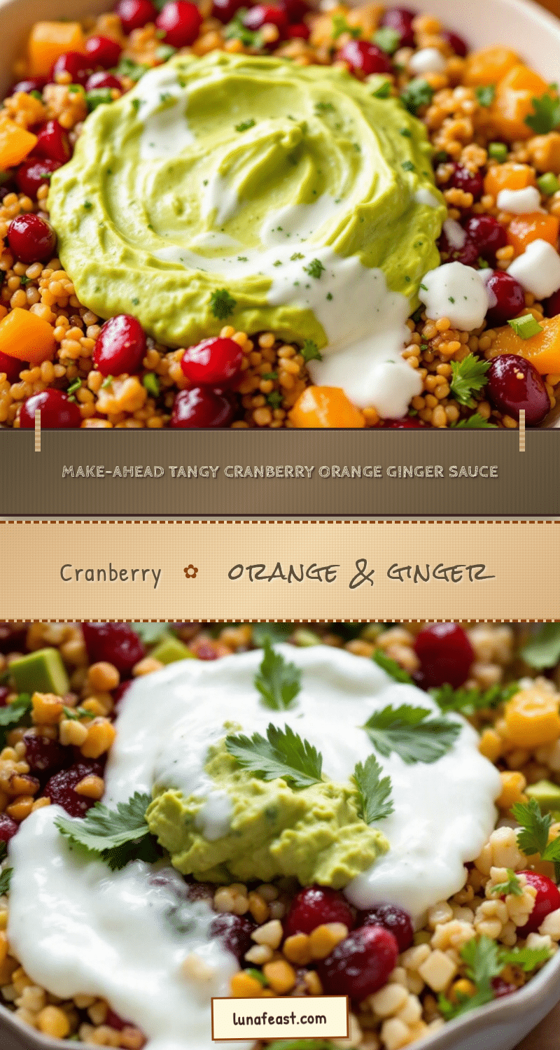 cranberry orange sauce with ginger recipe