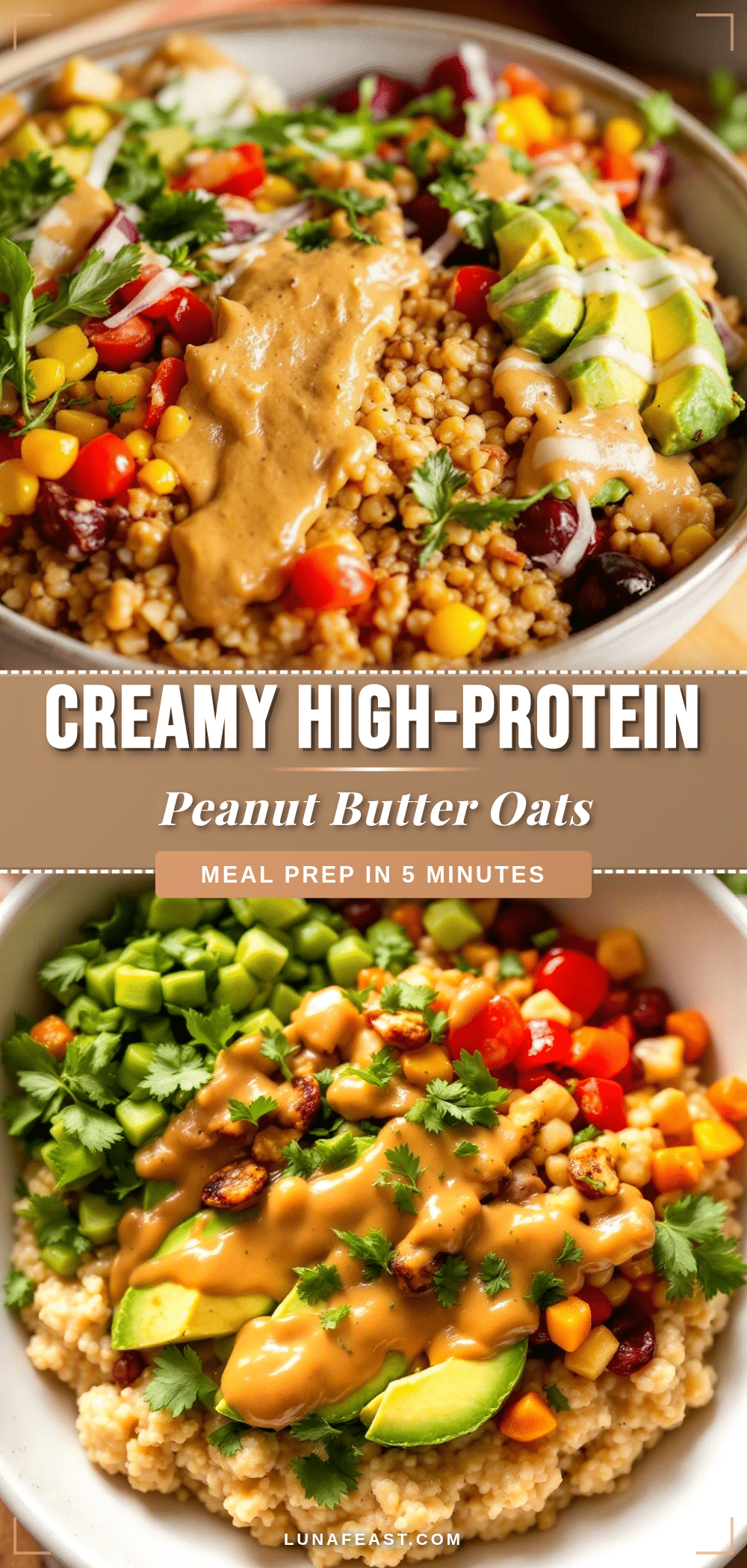 creamy high-protein peanut butter overnight oats recipe