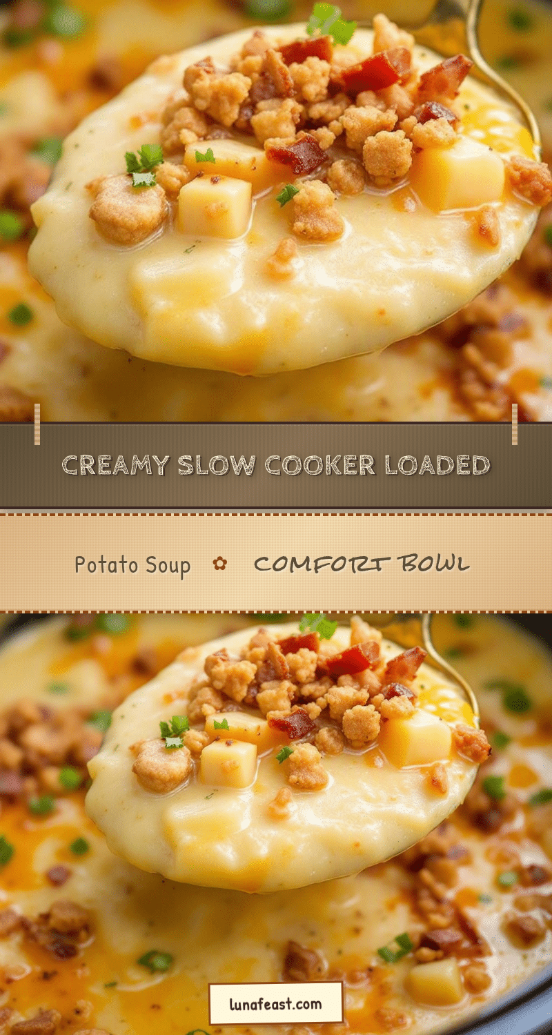creamy loaded baked potato soup crockpot recipe