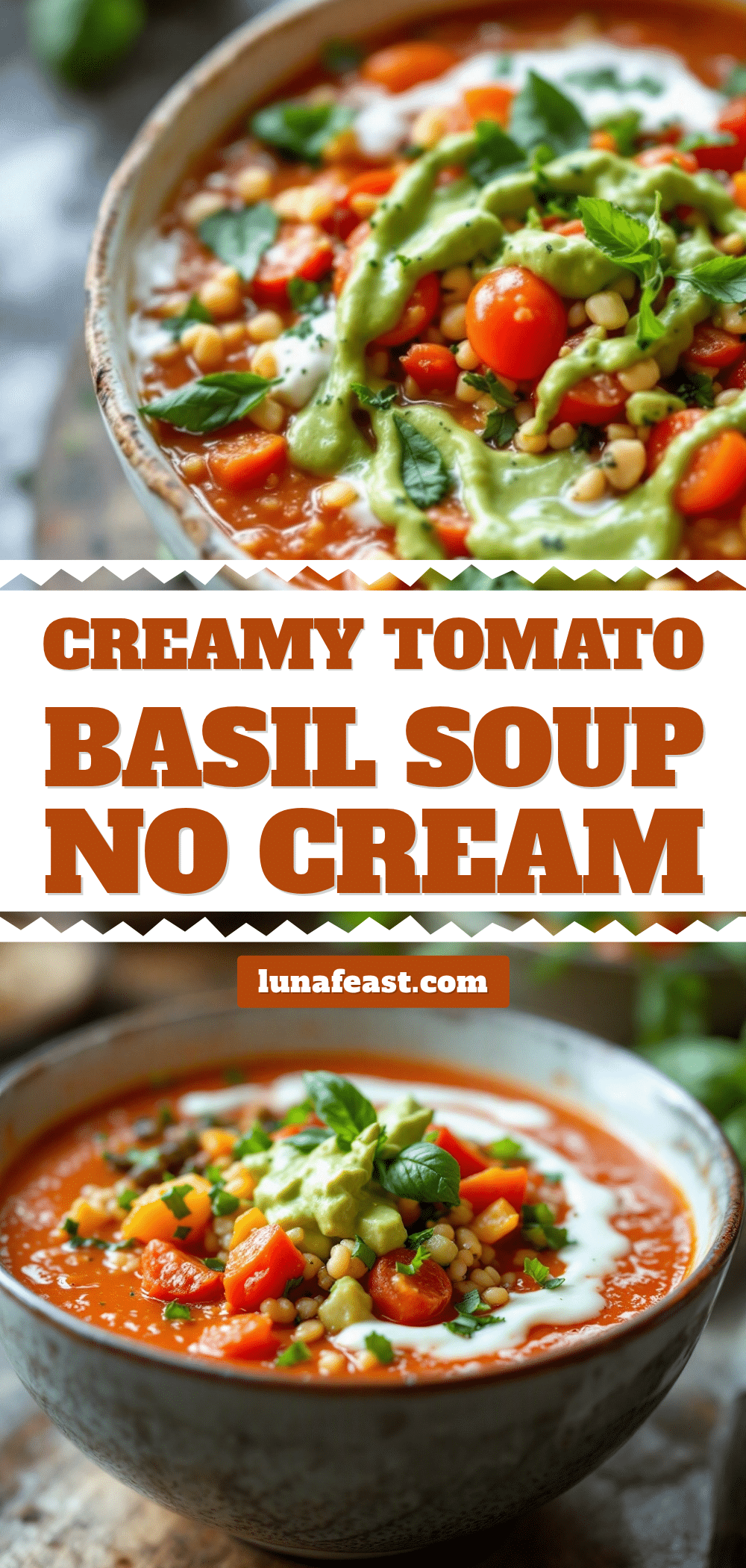 creamy tomato basil soup no cream recipe