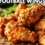 crispy baked chicken wings - featured image