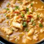 crockpot chicken and wild rice soup - featured image