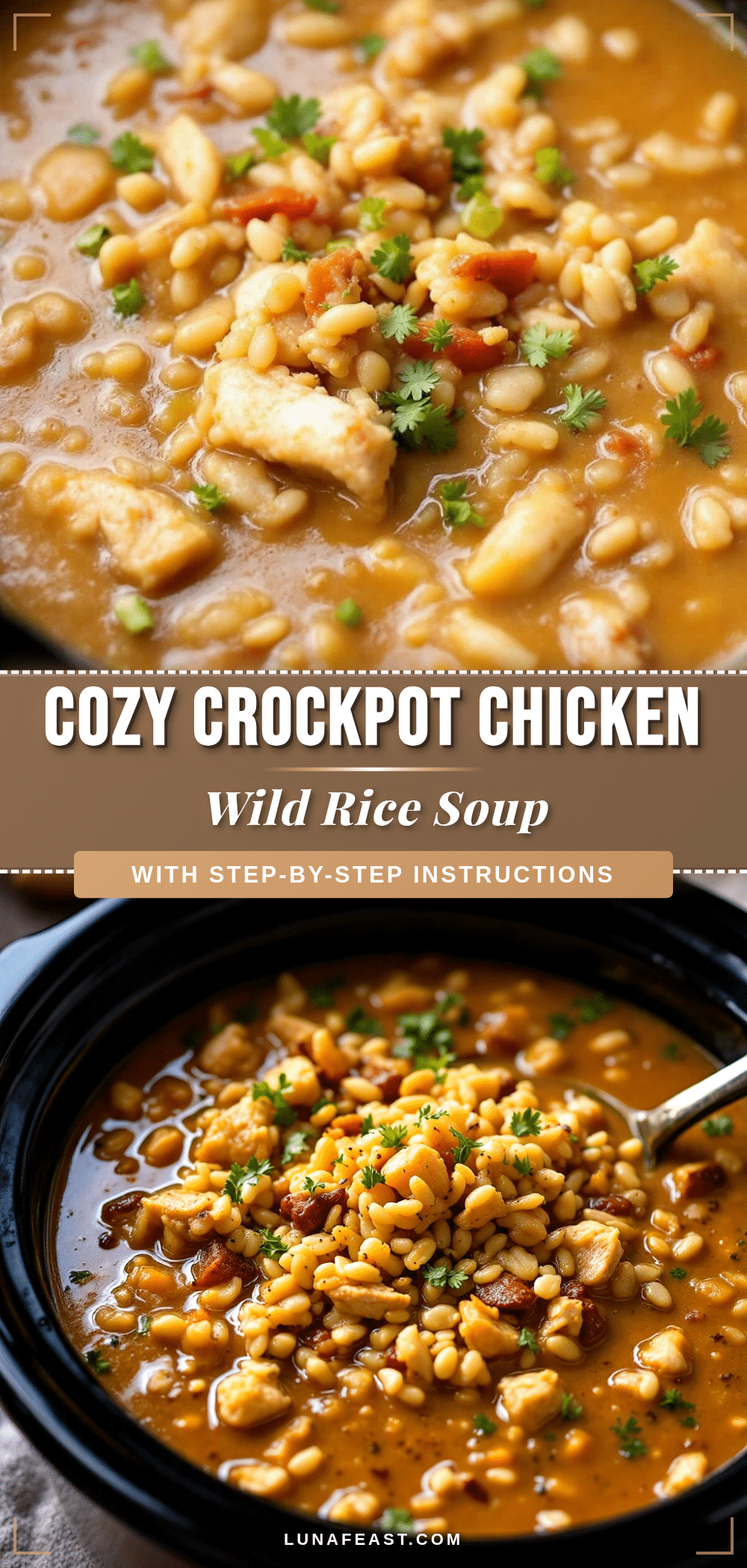 crockpot chicken and wild rice soup recipe