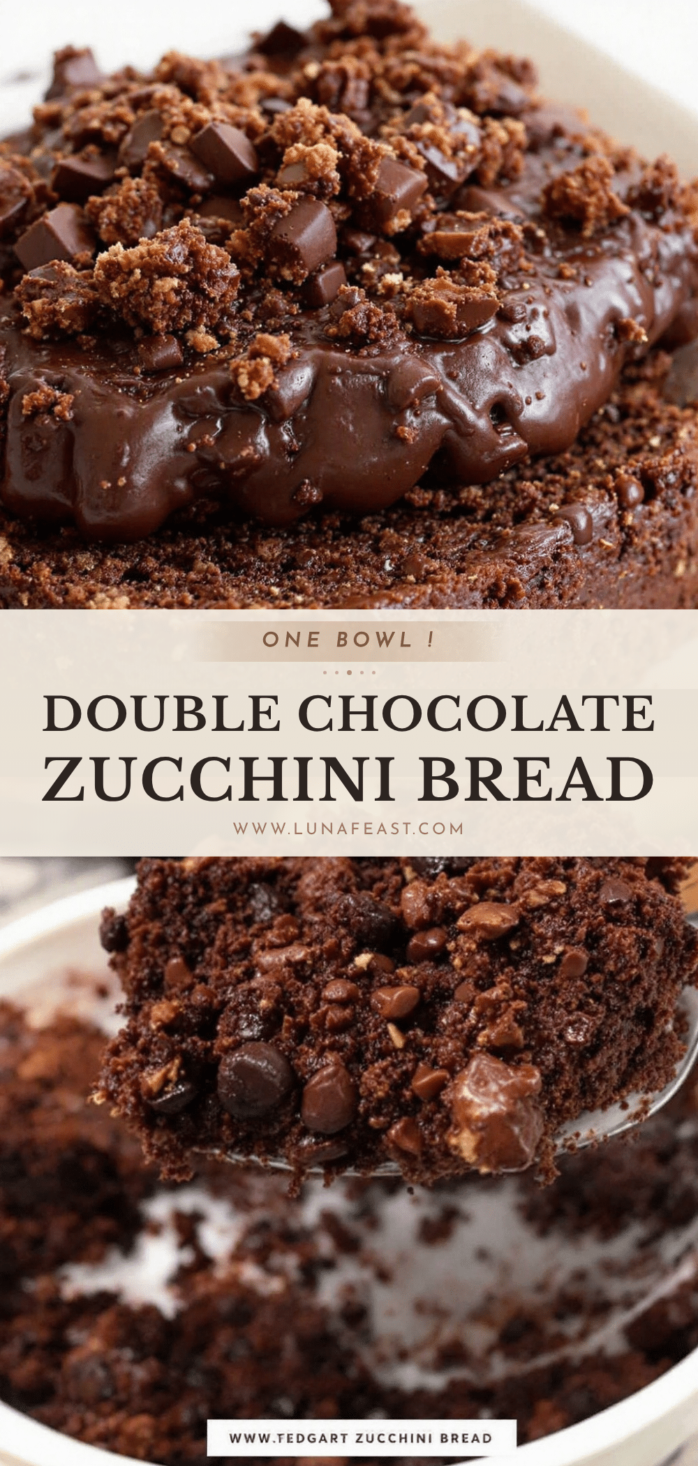 double chocolate zucchini bread recipe