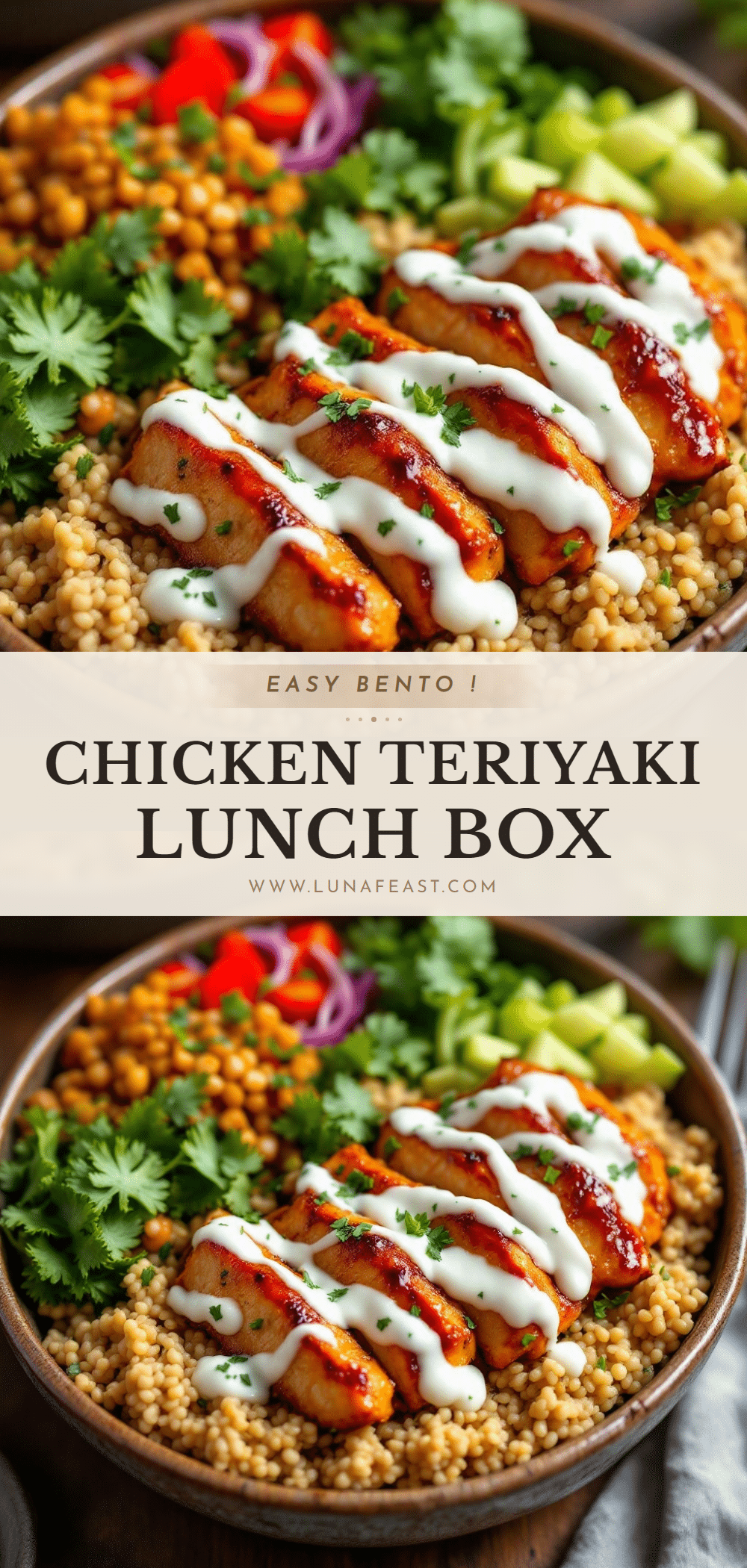 easy bento chicken teriyaki lunch box recipe