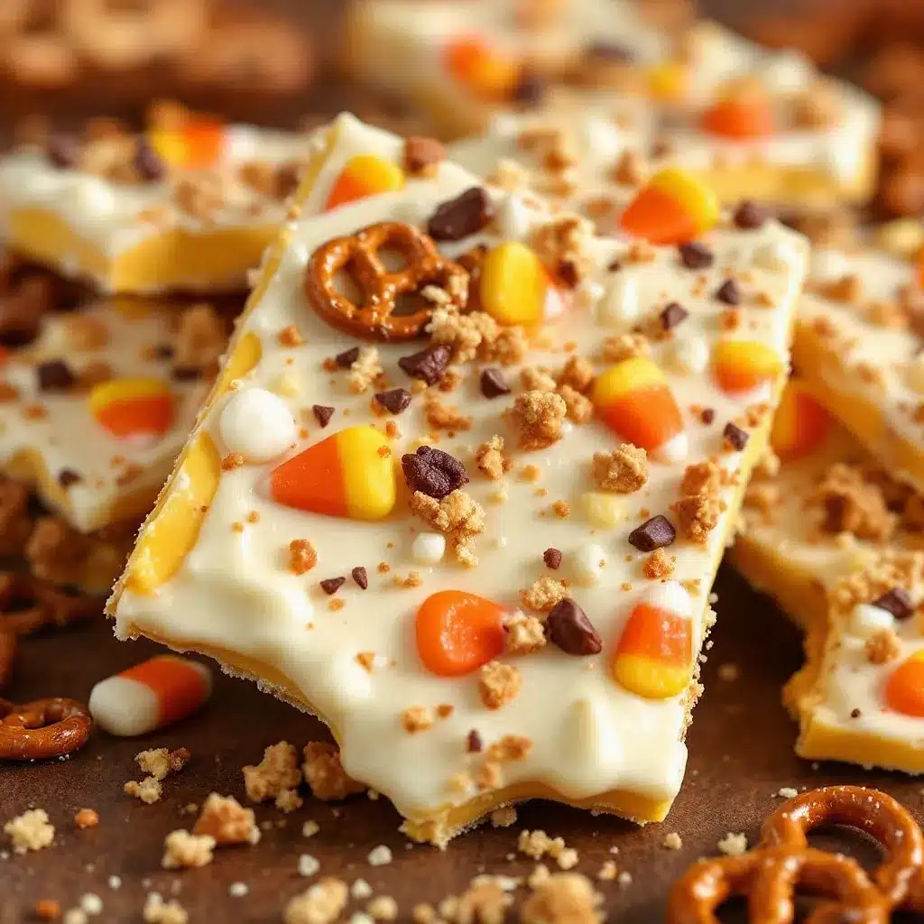 Easy Candy Corn Bark preparation steps