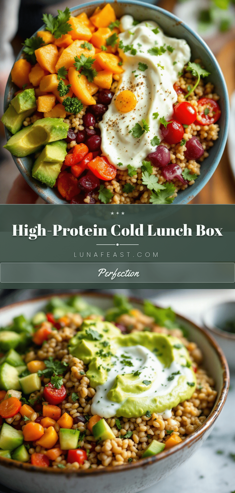 easy high-protein cold lunch box recipe
