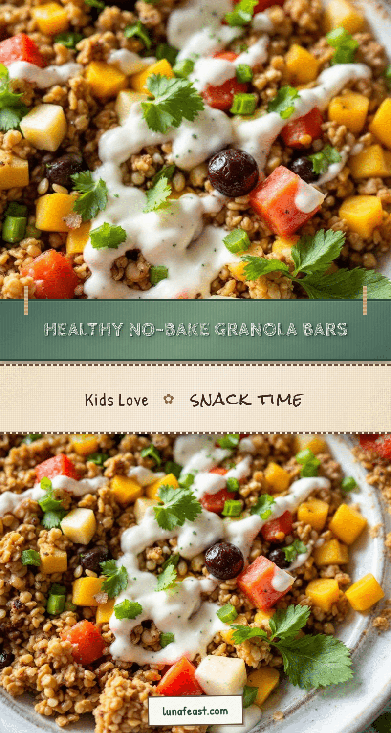 easy no-bake granola bars recipe