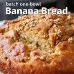 easy one-bowl banana bread - featured image