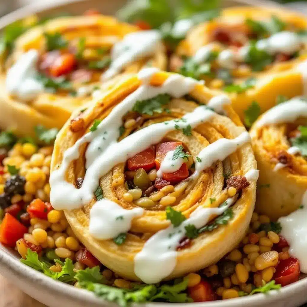 Easy Turkey Ranch Pinwheel Rolls - featured image