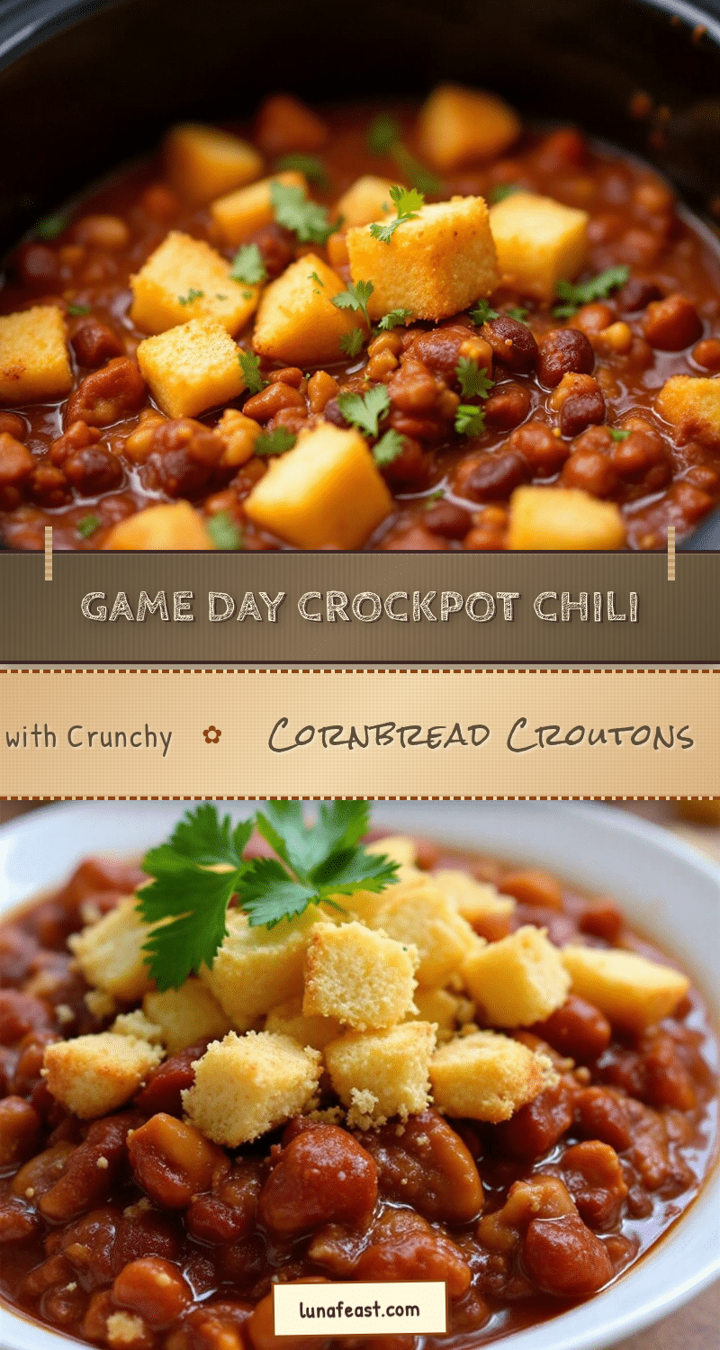 game day crockpot chili recipe