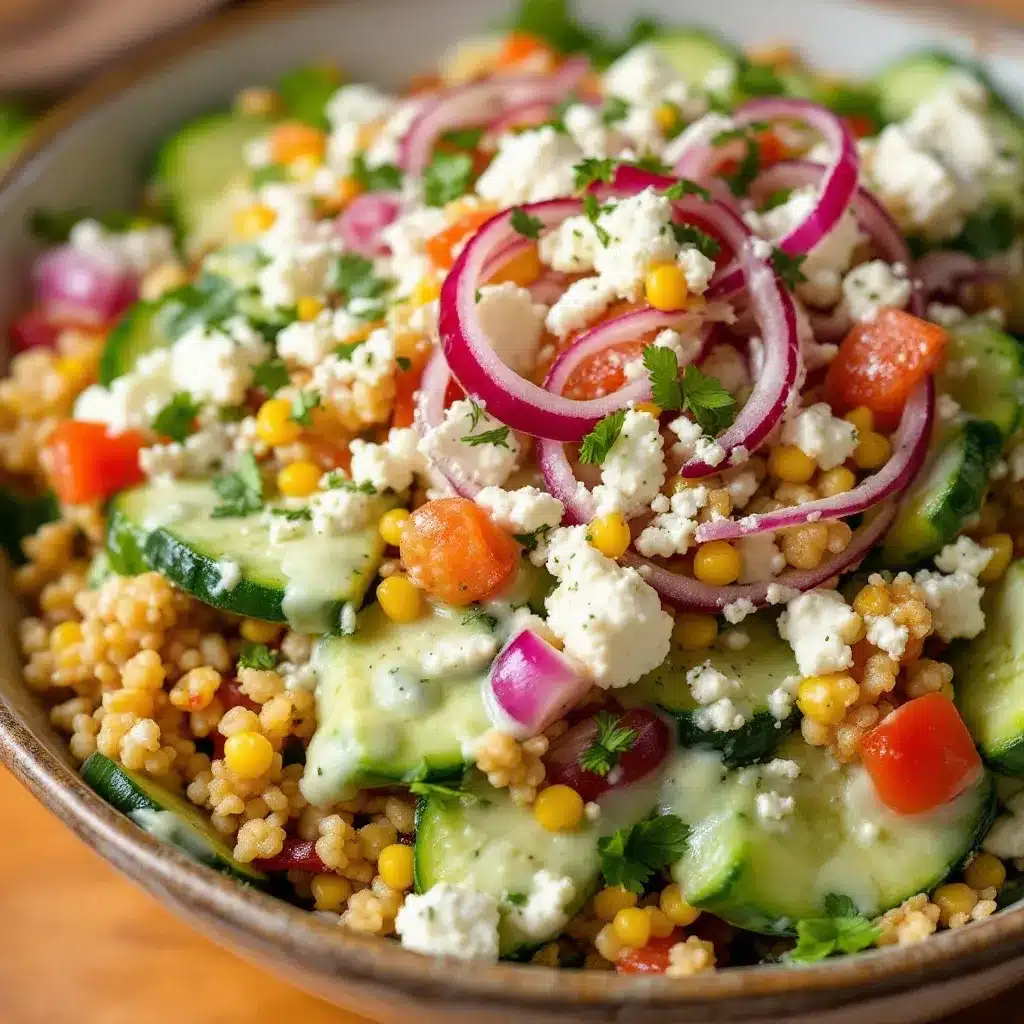 greek cucumber salad with feta preparation steps