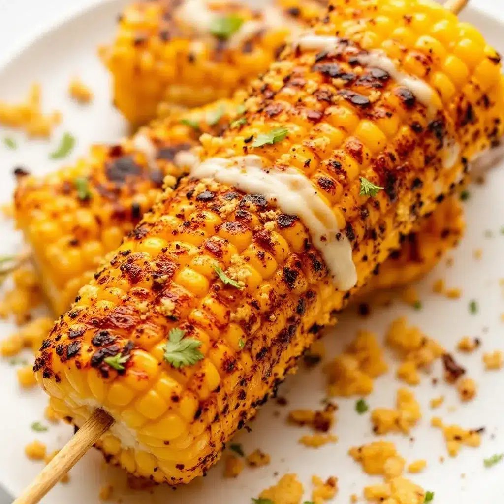 grilled corn elote skewers preparation steps