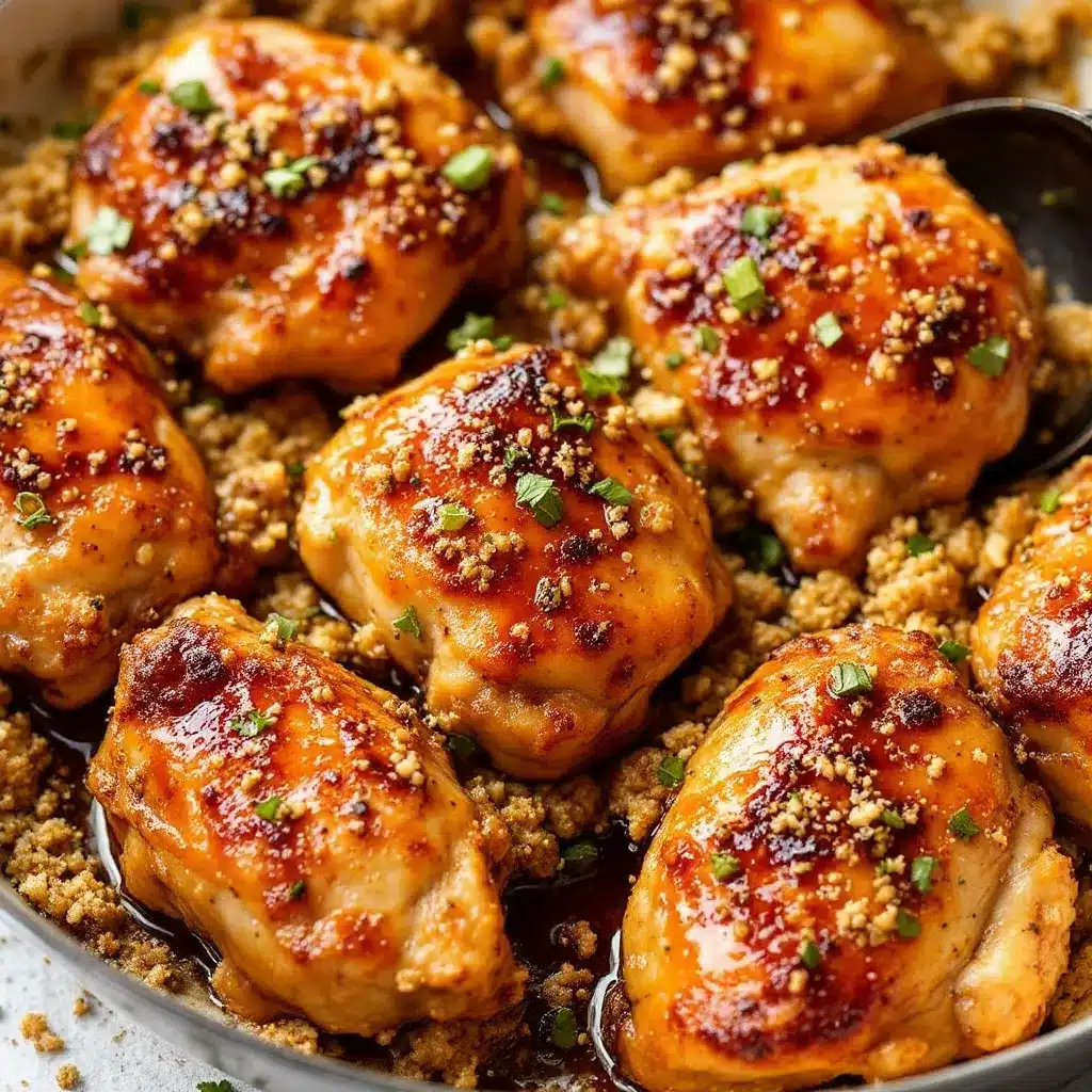 honey garlic chicken thighs preparation steps