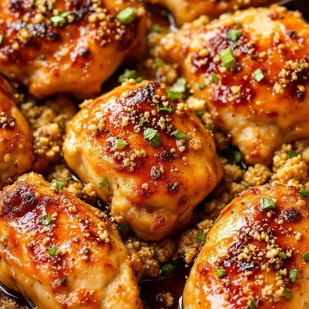 honey garlic chicken thighs - featured image