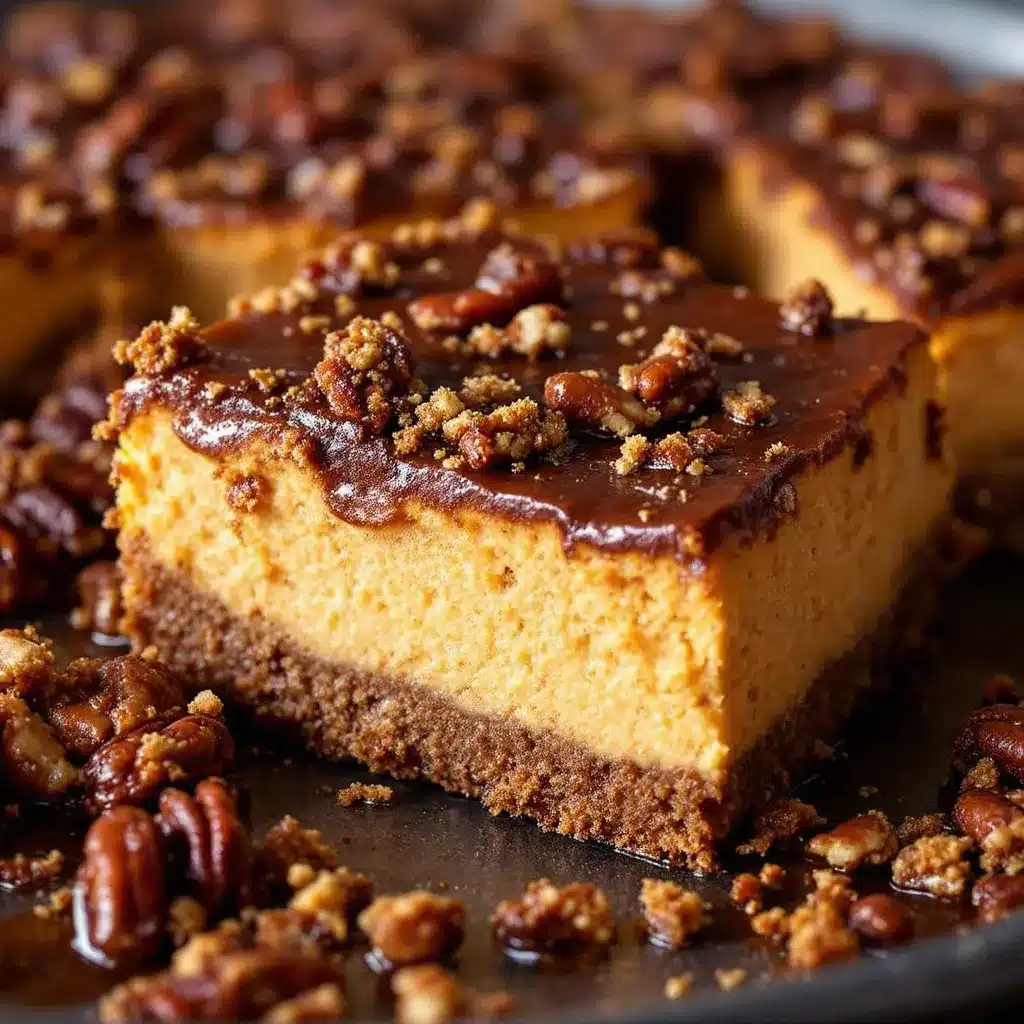 maple pecan pumpkin cheesecake bars preparation steps