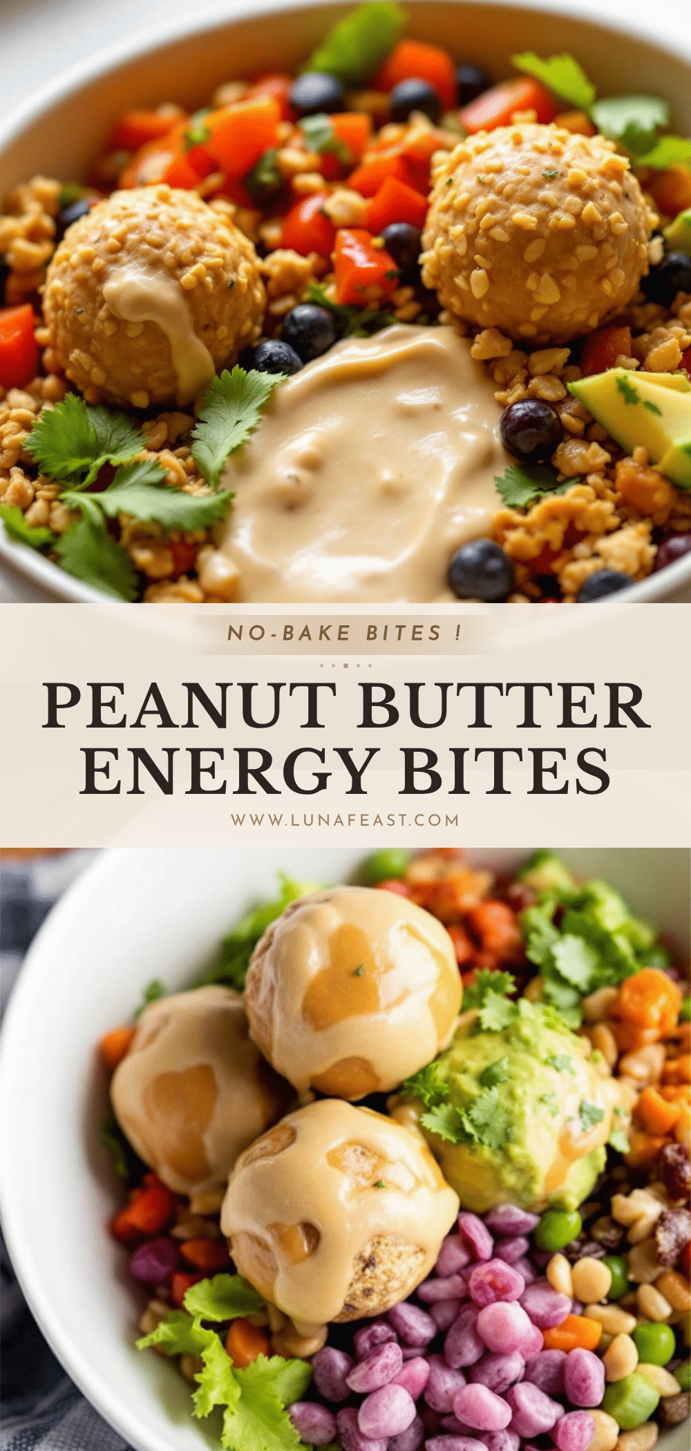 no-bake peanut butter oat energy bites recipe