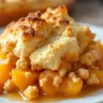 peach cobbler - featured image