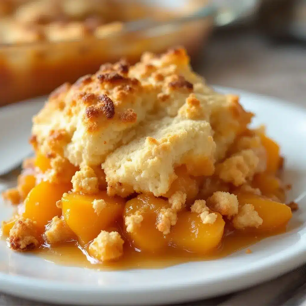 peach cobbler preparation steps