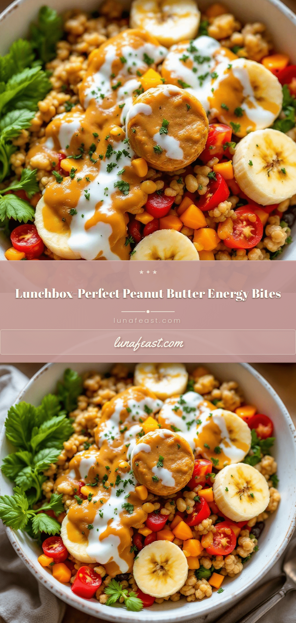 peanut butter banana energy bites recipe