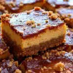 pumpkin cheesecake bars - featured image