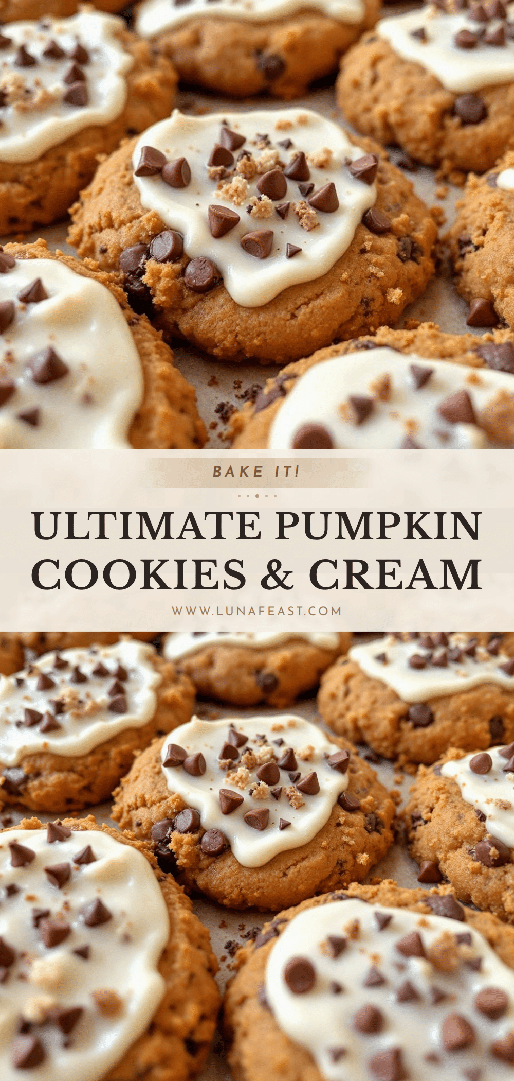 pumpkin cookies with cream cheese icing recipe