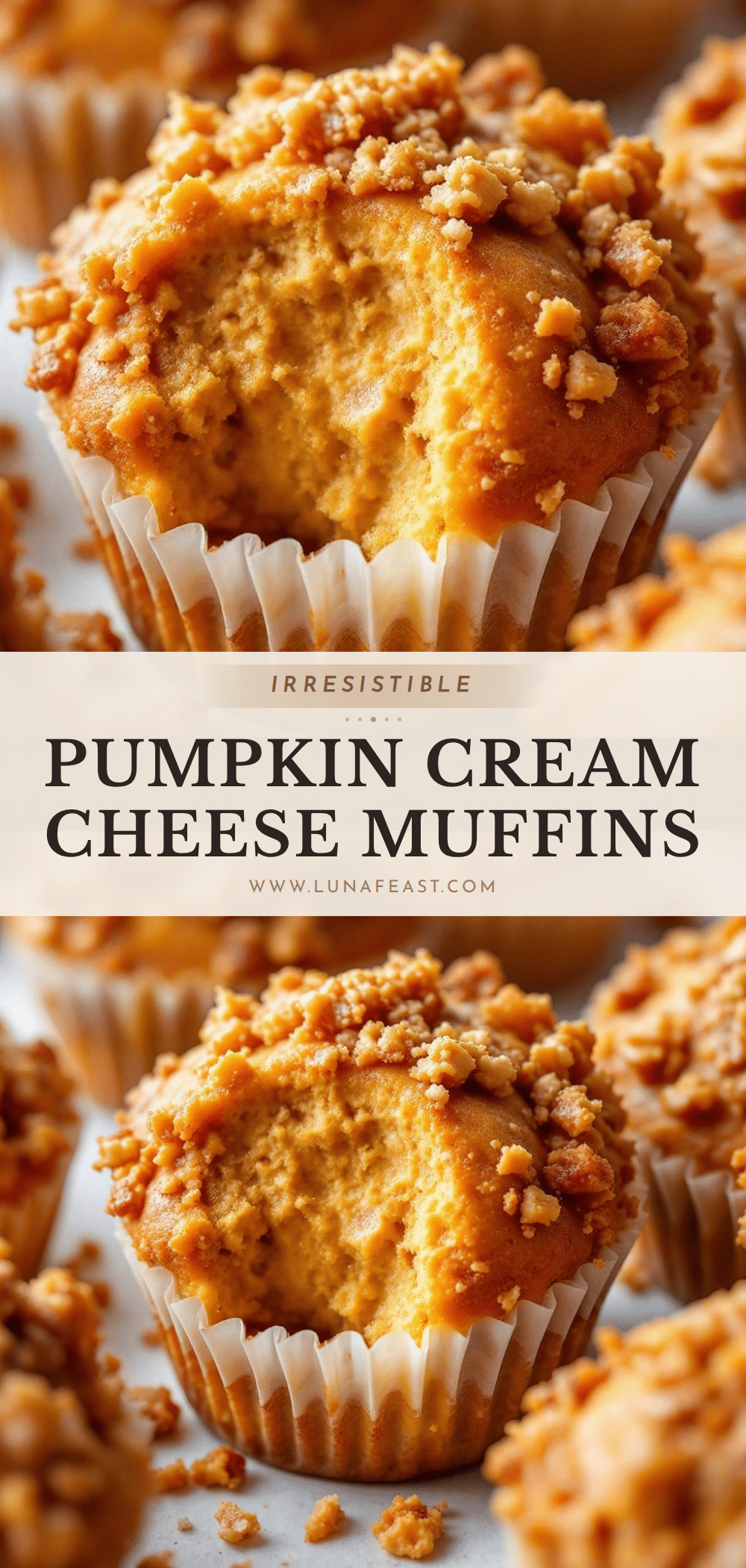 pumpkin cream cheese muffins recipe