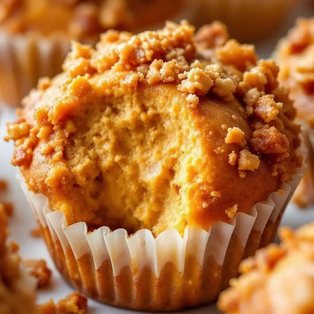 pumpkin cream cheese muffins - featured image
