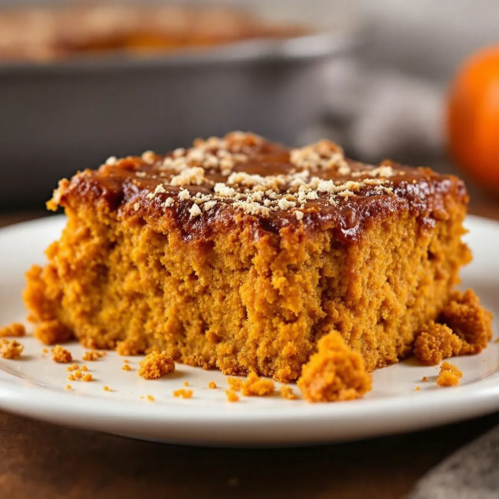 pumpkin dump cake preparation steps