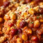 slow cooker football chili - featured image