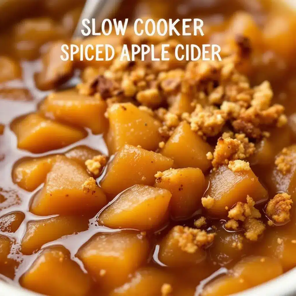 slow cooker spiced apple cider preparation steps