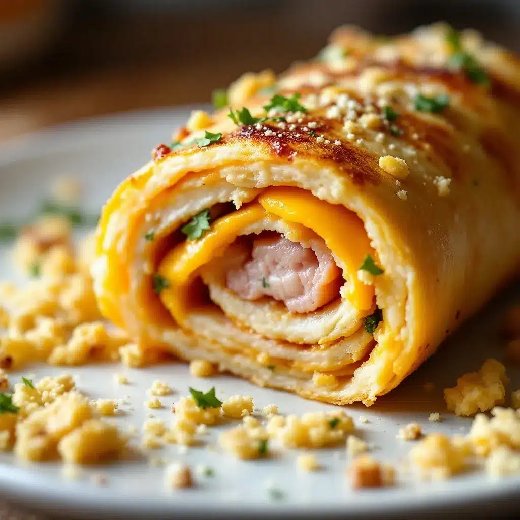 turkey and cheese pinwheel roll-ups preparation steps