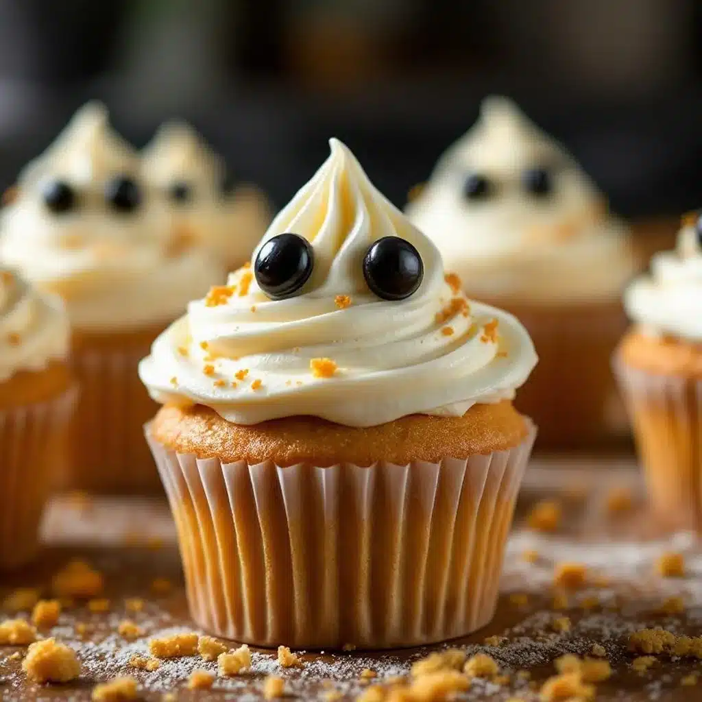 Adorable Ghost Cupcakes - featured image