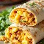 back-to-school freezer breakfast burritos - featured image